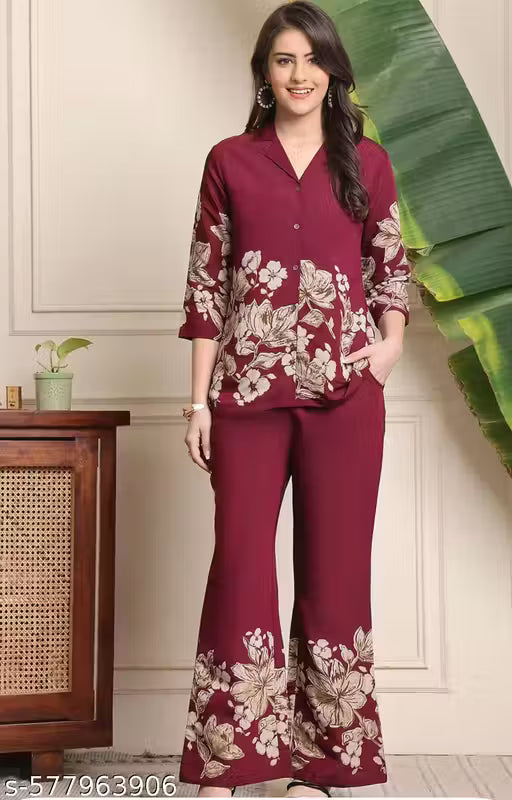 Urbane Modern Women Top & Bottom Sets