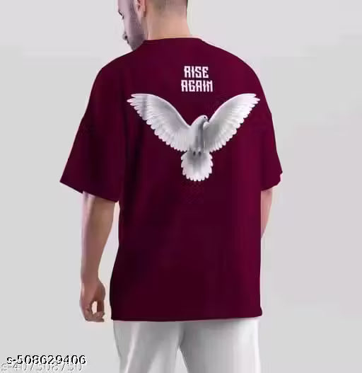 Sky Magic Men Cotton Boxy Tshirts