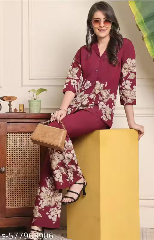 Urbane Modern Women Top & Bottom Sets