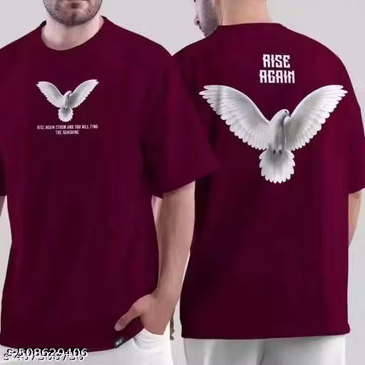 Sky Magic Men Cotton Boxy Tshirts