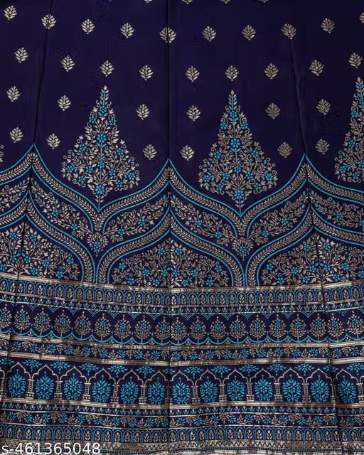 Banarasi Lehenga Choli Stitched Lehenga Unstitched Blouse Dupatta