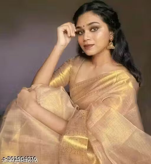 Banarasi gold Tishu Silk Saree