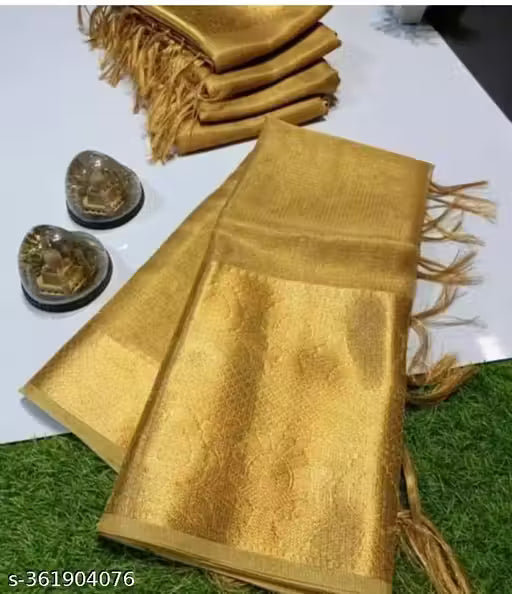 Banarasi gold Tishu Silk Saree