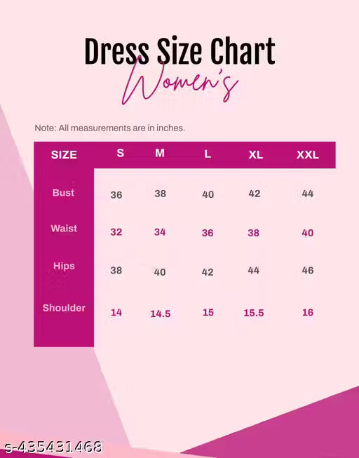 Viscose Rayon Embroidery Work Western Dress For Women & Girls